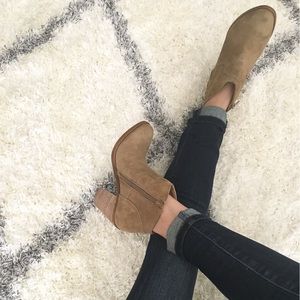 Lucky Brand "Eller" Brindle Suede Bootie